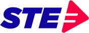 STE Logo in Full color in Header of website